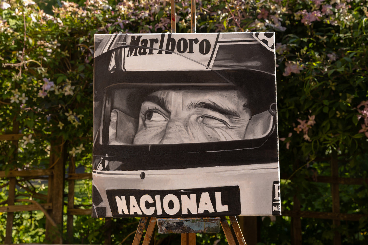 Ayrton Senna - Black and White