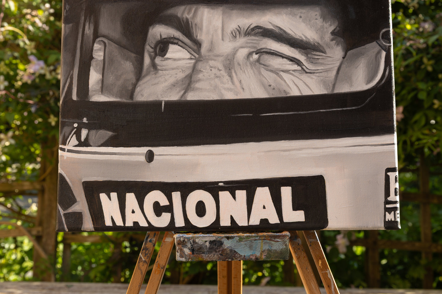 Ayrton Senna - Black and White