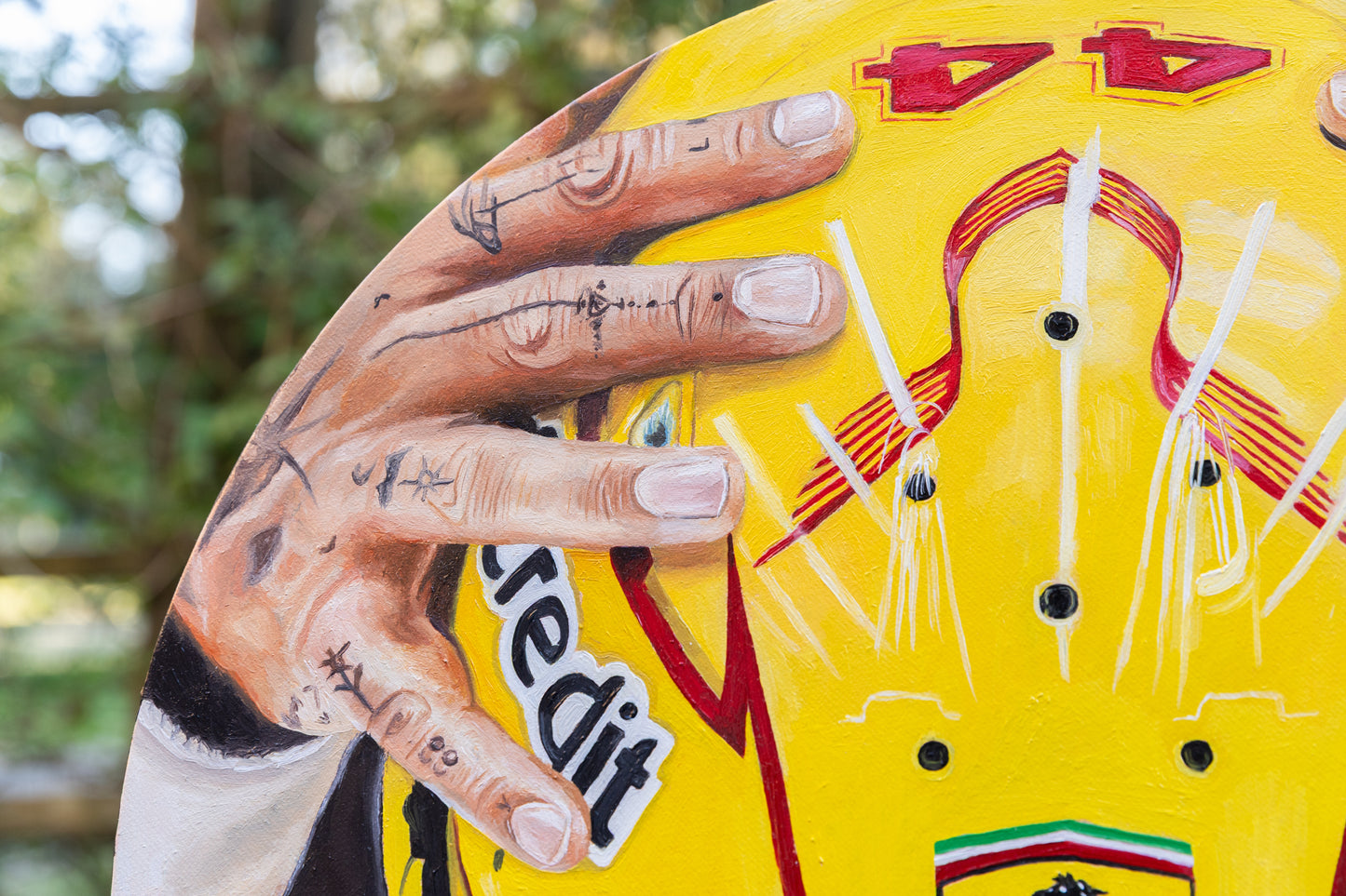 Lewis Hamilton - 2025 Ferrari Helmet