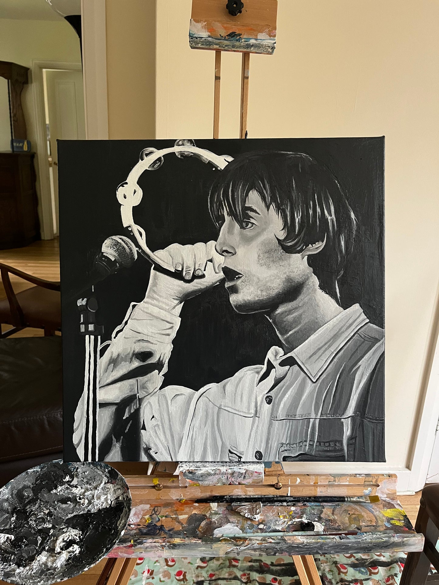 Liam Gallagher Acrylic Painting