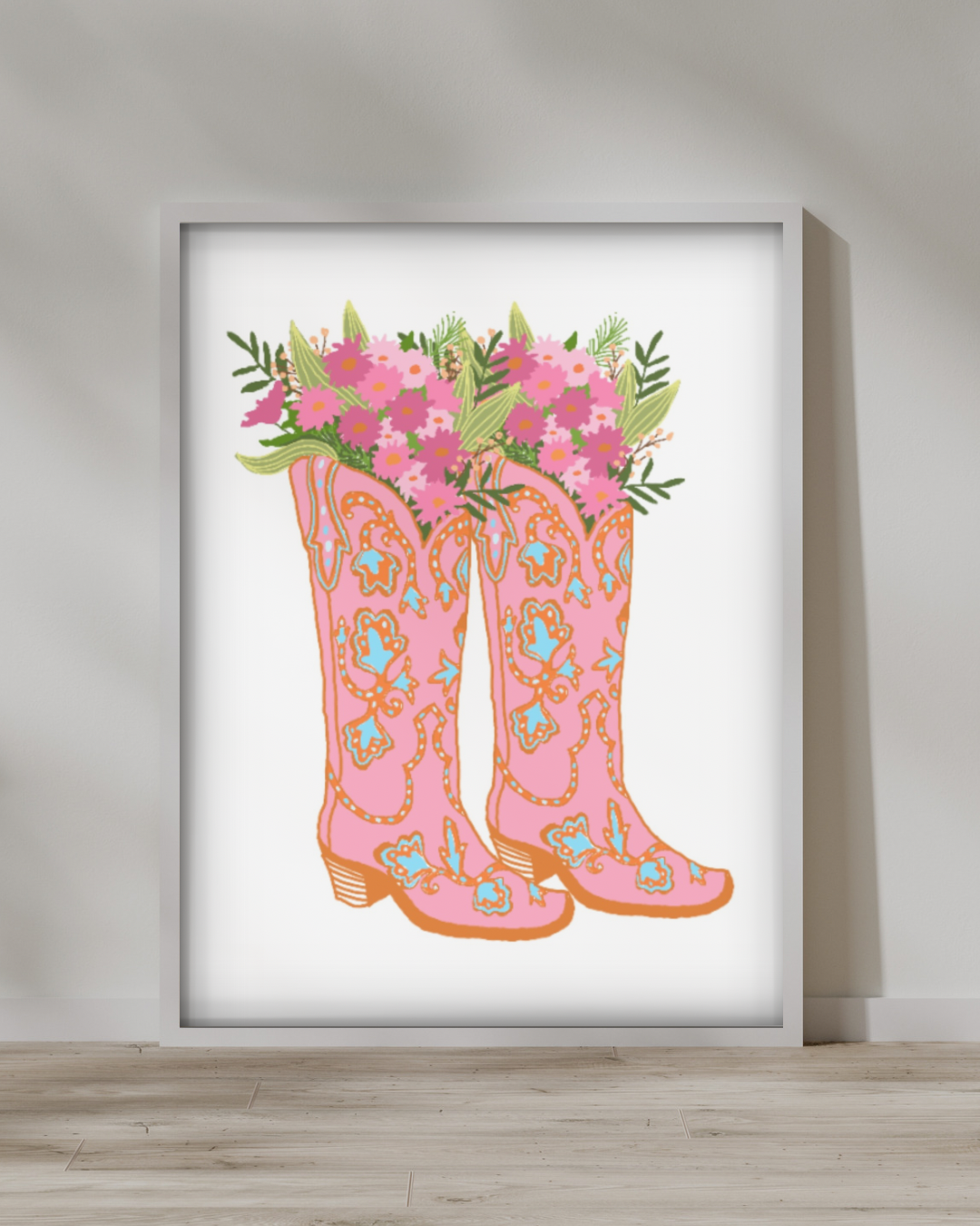 Cowboy Boot Print