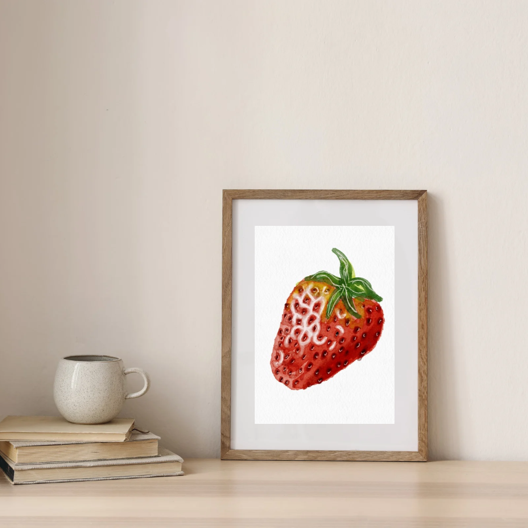 Strawberry Print