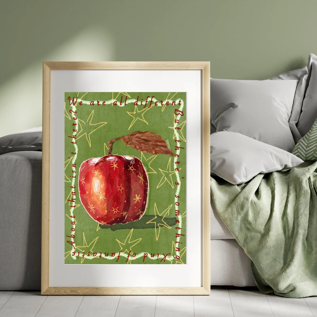 Fantastic Mr. Fox Apple Print