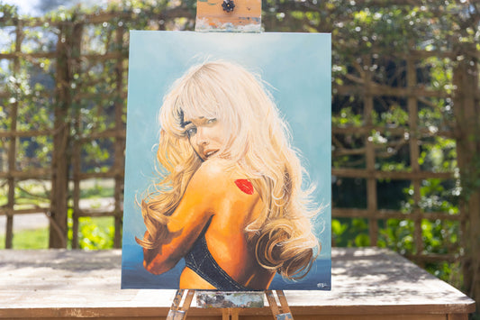 Sabrina Carpenter "Short n’ Sweet" Inspired Oil Painting