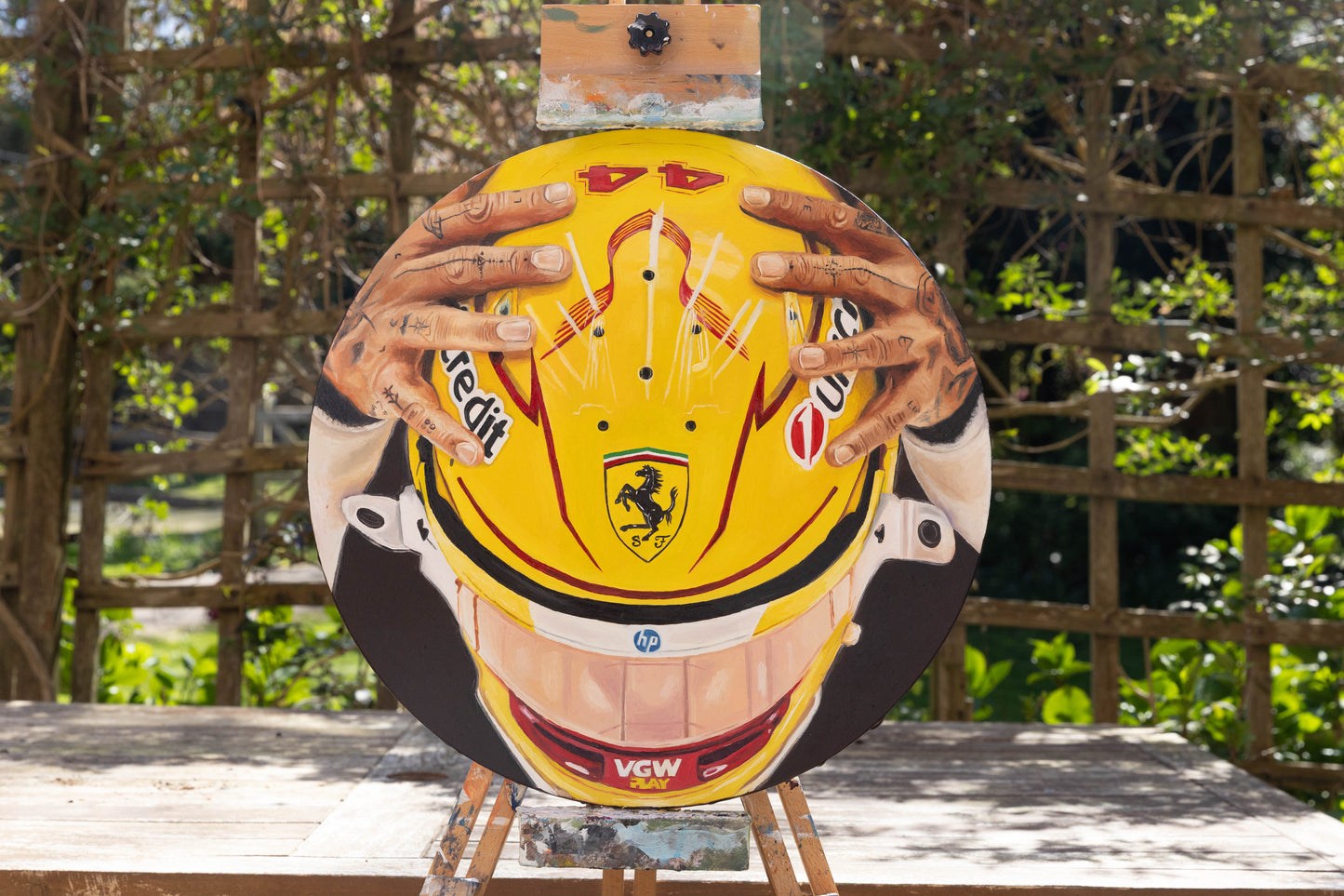 Lewis Hamilton - 2025 Ferrari Helmet