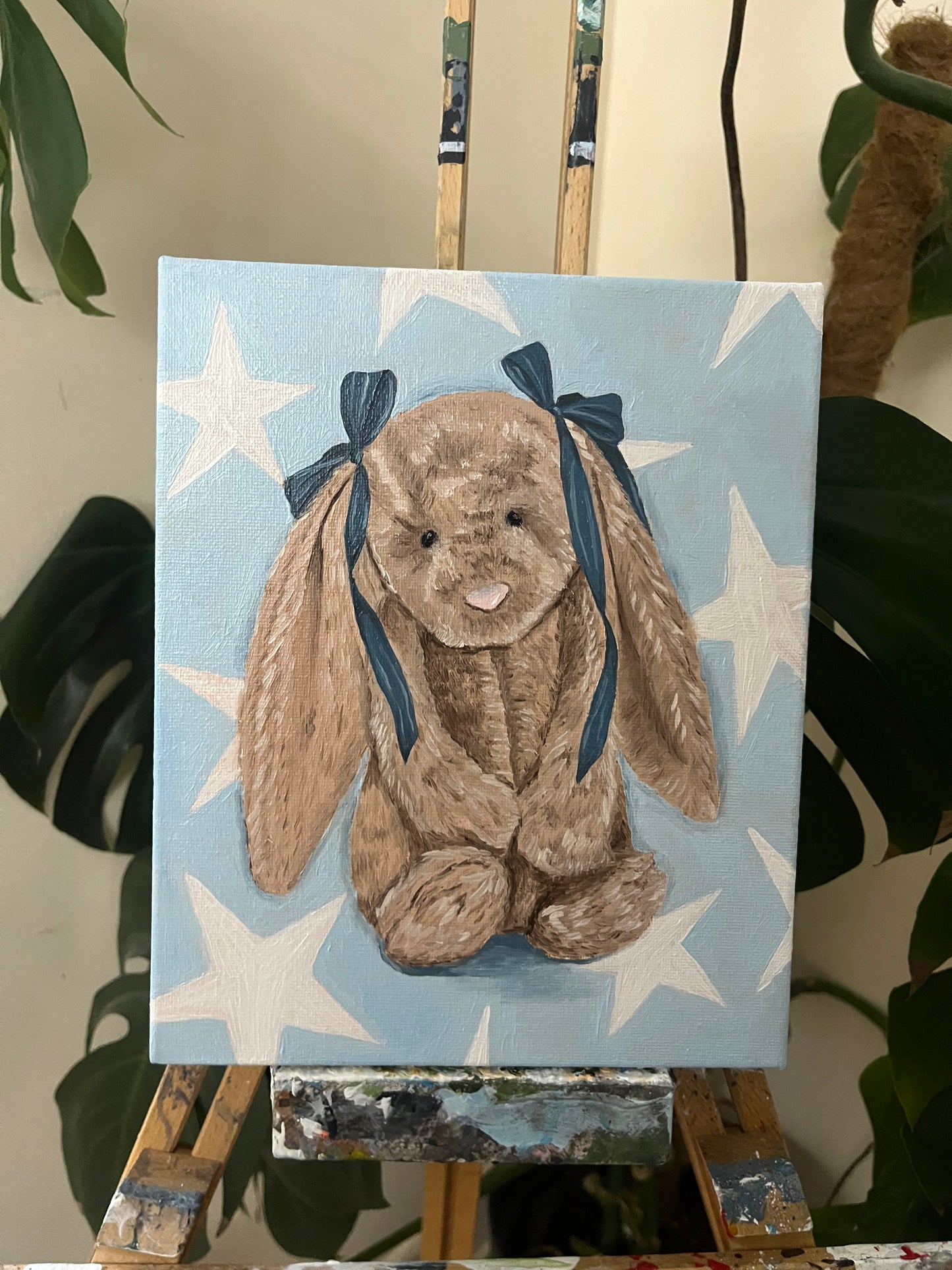 Bunny Star Painting