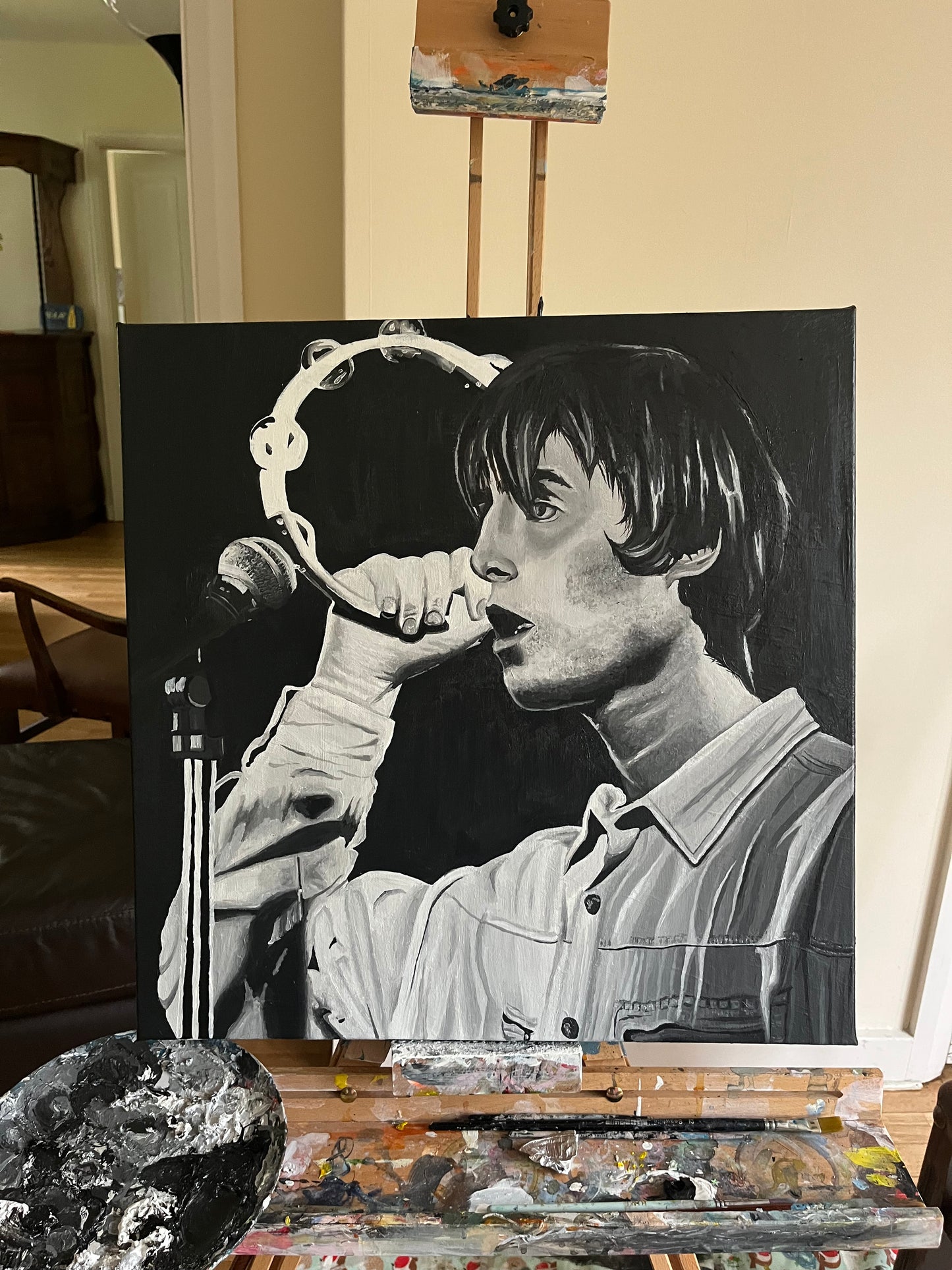 Liam Gallagher Acrylic Painting