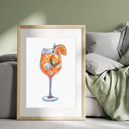 Aperol Spritz Print