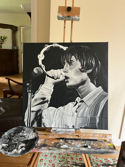 Liam Gallagher Acrylic Painting