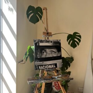 Ayrton Senna Oil Canvas